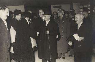 Visita del Presidente della Repubblica Luigi Einaudi all'Università commerciale Luigi Bocconi di Milano