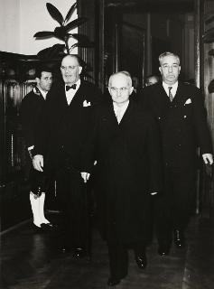 Visita del Presidente della Repubblica Luigi Einaudi al Senato
