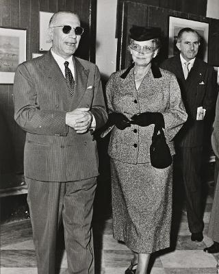 Ida Einaudi Pellegrini visita il Palazzo Reale di Napoli
