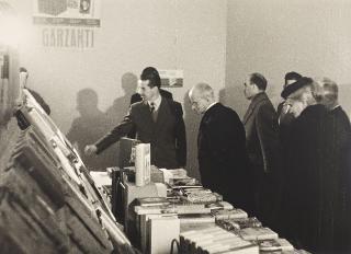 Intervento del Presidente della Repubblica e della Signora Einaudi alla inaugurazione della "Seconda settimana del Libro"