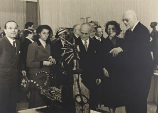 Intervento del Presidente della Repubblica Luigi Einaudi all'inaugurazione della Mostra di Pablo Picasso alla Galleria Nazionale d'Arte Moderna (Roma)
