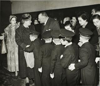 Visita di Ida Einaudi Pellegrini all'Istituto Filangieri (Napoli)