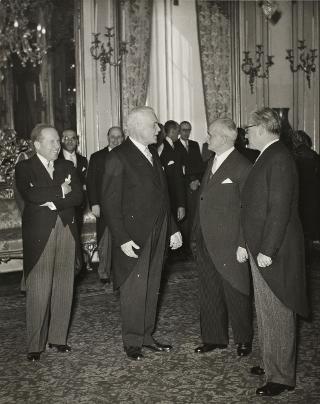 Colazione al Quirinale in onore del Primo Ministro del Canada S.E. il Signor Louis S. Saint-Laurent