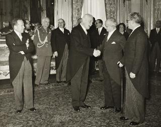 Colazione al Quirinale in onore del Primo Ministro del Canada S.E. il Signor Louis S. Saint-Laurent