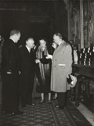 Congedo dell'avvocato Ferdinando Carbone dalla carica di segretario generale della Presidenza della Repubblica (Roma)