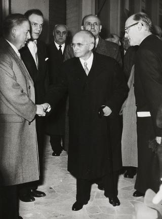 Intervento del Presidente della Repubblica Luigi Einaudi all'inaugurazione della XXXII Fiera campionaria (Milano)