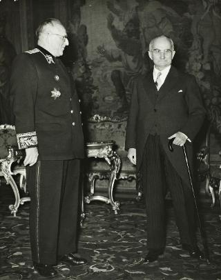 Presentazione delle lettere credenziali dell'Ambasciatore dell'URSS, S. E. il Signor Alexandr Efremivic Bogomolov