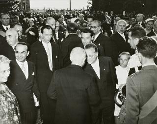 Ricevimento delle alte cariche dello Stato nei giardini del Quirinale