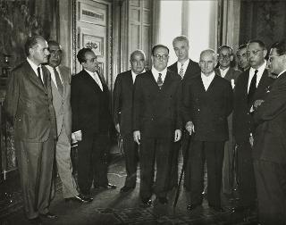 Udienza del Presidente della Repubblica Luigi Einaudi ai componenti del Consiglio nazionale della stampa (Roma)