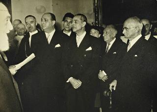 Visita del Presidente della Repubblica Luigi Einaudi all'Università di Torino