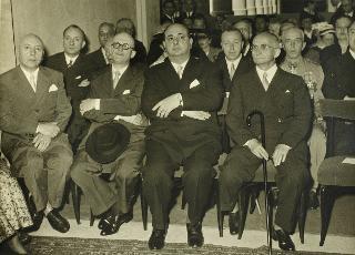 Visita del Presidente della Repubblica Luigi Einaudi all'Università di Torino