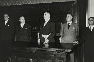 Visita del Presidente della Repubblica Luigi Einaudi a Ravenna