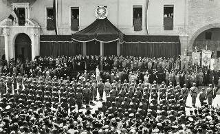 Visita del Presidente della Repubblica Luigi Einaudi a Ravenna