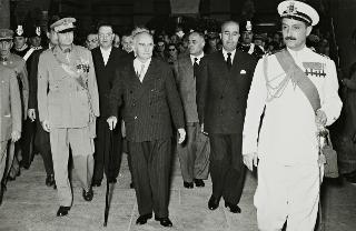 Visita del Presidente della Repubblica Luigi Einaudi a Ravenna