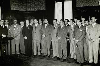 Visita del Presidente della Repubblica Luigi Einaudi a Ravenna