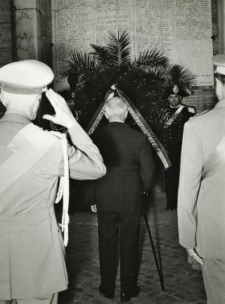 Visita del Presidente della Repubblica Luigi Einaudi a Ravenna