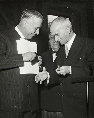 Intervento del Presidente della Repubblica Luigi Einaudi alla cerimonia commemorativa del X anno di attività della Associazione nazionale ingegneri e architetti (Roma, Campidoglio)