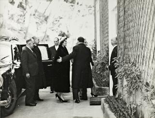 Incontro del Presidente della Repubblica Luigi Einaudi con il Primo ministro francese Pierre Mendes France (Napoli)