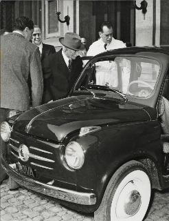 Presentazione al Quirinale della Fiat 600