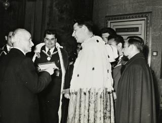 Visita al Quirinale del Consiglio goliardico italiano