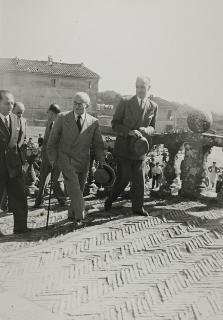 Visita del Presidente della Repubblica Luigi Einaudi a Caprarola