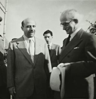 Visita del Presidente della Repubblica Luigi Einaudi a Recanati
