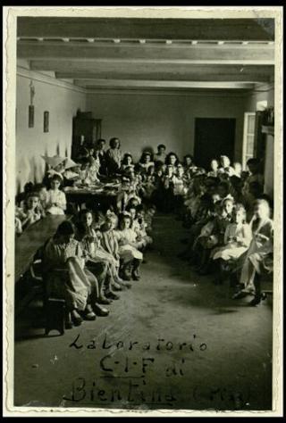 Attività assistenziale del Centro Italiano Femminile - CIF della provincia di Pisa nel 1949-1950
