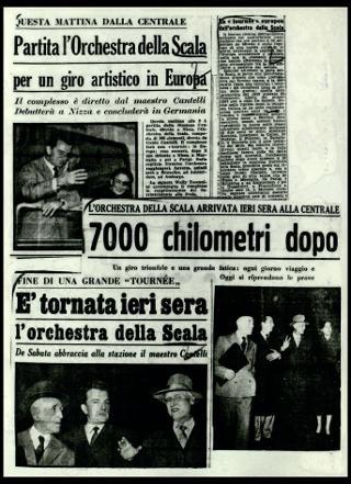 Grandi tournées dell'Orchestra del Teatro alla Scala di Milano