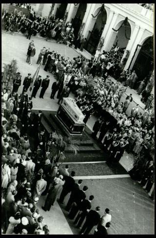 Onoranze a Pietro Mascagni a Livorno nel giugno 1951