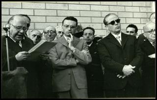 Onoranze a Pietro Mascagni a Livorno nel giugno 1951