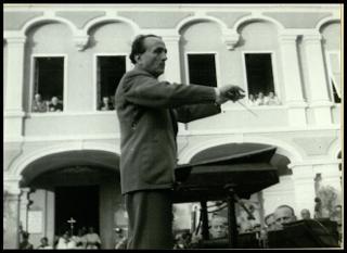 Onoranze a Pietro Mascagni a Livorno nel giugno 1951