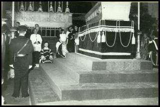 Onoranze a Pietro Mascagni a Livorno nel giugno 1951