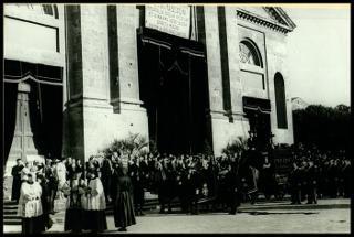 Onoranze a Pietro Mascagni a Livorno nel giugno 1951