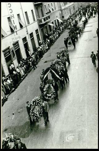 Onoranze a Pietro Mascagni a Livorno nel giugno 1951