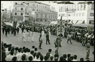 Onoranze a Pietro Mascagni a Livorno nel giugno 1951