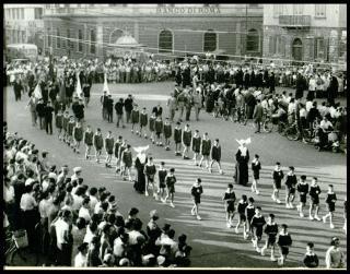 Onoranze a Pietro Mascagni a Livorno nel giugno 1951