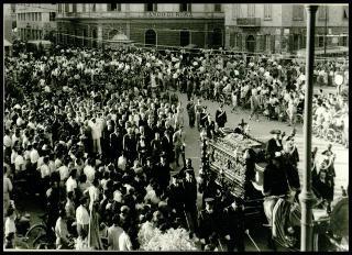 Onoranze a Pietro Mascagni a Livorno nel giugno 1951