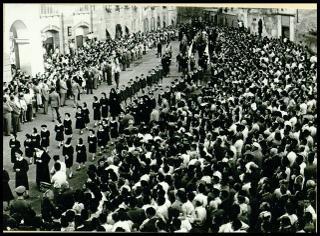 Onoranze a Pietro Mascagni a Livorno nel giugno 1951