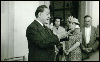 Onoranze a Pietro Mascagni a Livorno nel giugno 1951