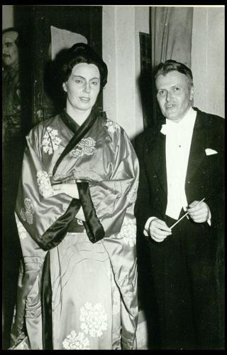 Onoranze a Pietro Mascagni a Livorno nel giugno 1951