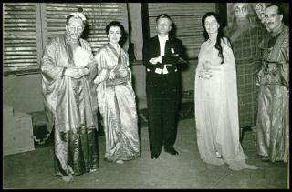 Onoranze a Pietro Mascagni a Livorno nel giugno 1951