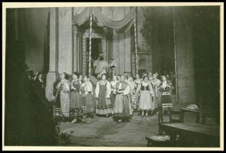 Onoranze a Pietro Mascagni a Livorno nel giugno 1951