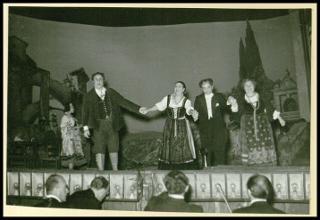 Onoranze a Pietro Mascagni a Livorno nel giugno 1951
