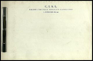 Opere pubbliche promosse dalla C.I.S.L. Unione comunale sindacati lavoratori S. Pancrazio (Parma)