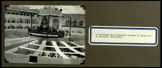 Cerimonia del ricevimento della statua della Madonna consolatrice offerta dai Cavalieri del Santo Sepolcro di Gerusalemme all'Ergastolo di Santo Stefano l'8 agosto 1953