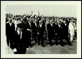 Visita di Giovanni Gronchi a Verona il 6 agosto 1955 e a Venezia il 18 settembre 1955