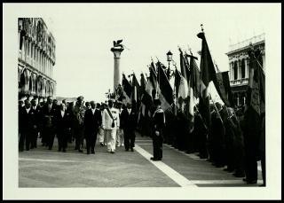 Visita di Giovanni Gronchi a Verona il 6 agosto 1955 e a Venezia il 18 settembre 1955