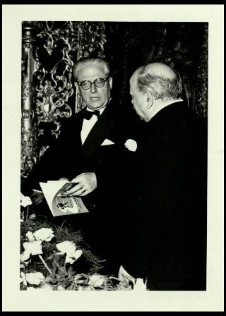 Visita di Giovanni Gronchi a Verona il 6 agosto 1955 e a Venezia il 18 settembre 1955