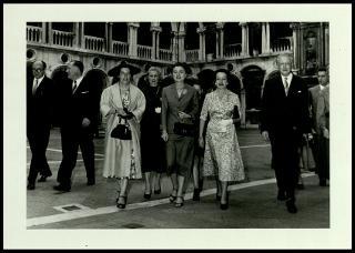 Visita di Giovanni Gronchi a Verona il 6 agosto 1955 e a Venezia il 18 settembre 1955