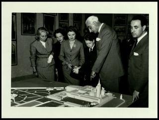 Visita di Giovanni Gronchi a Verona il 6 agosto 1955 e a Venezia il 18 settembre 1955